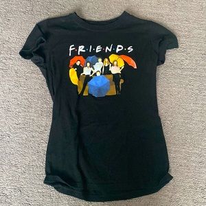 Black friends teeshirt, size medium